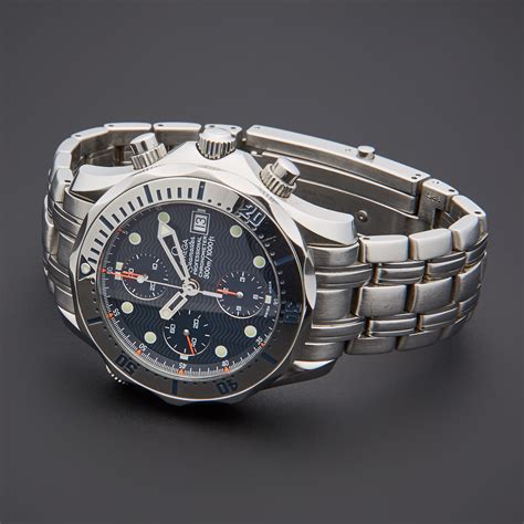 omega seamaster chronograph 18k|pre owned omega seamaster chronograph.